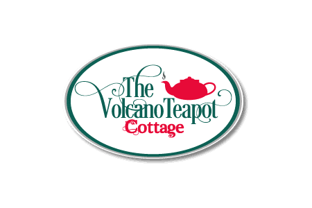 the volcano teapot cottage logo